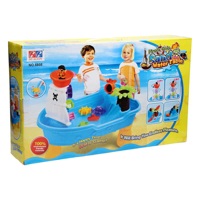 Load image into Gallery viewer, Zand- en waterspeelset piratenboot