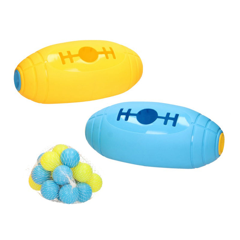 Afbeelding laden in galerijviewer, Lobbes speelgoed bv lobbes speelgoed 2-in-1 spel lintjes pakken en swingbal set.