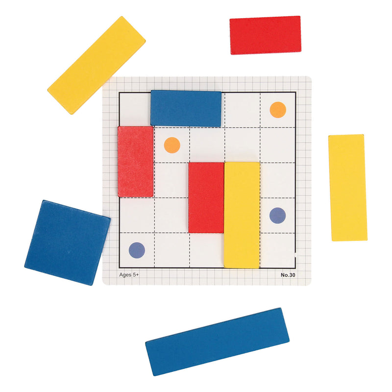 Laden Sie das Bild in Galerie -Viewer, Iq puzzel hout, niveau 2