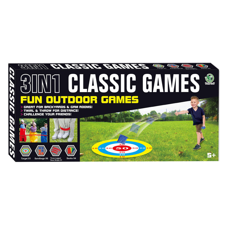 Load image into Gallery viewer, Lobbes speelgoed bv classic games outdoor 3in1 buitenspellen