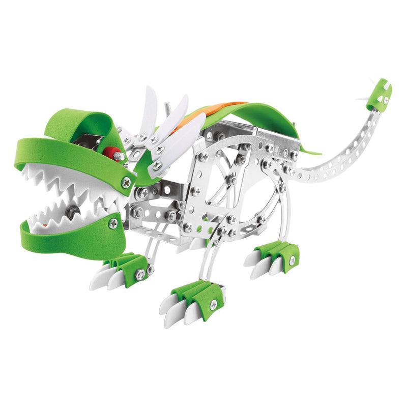 Cargue la imagen en el visor de la galería, Lobbes metalen bouwset dino triceratops