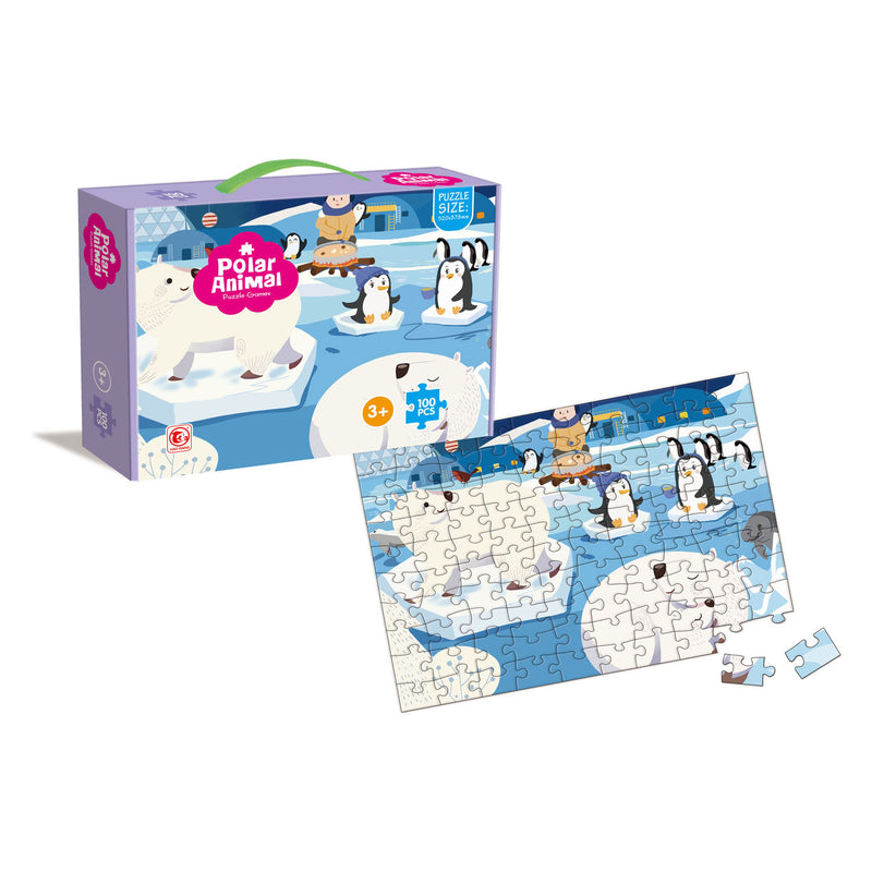 Afbeelding laden in galerijviewer, Lobbes speelgoed bv kinder legpuzzel zuidpool, 100st.