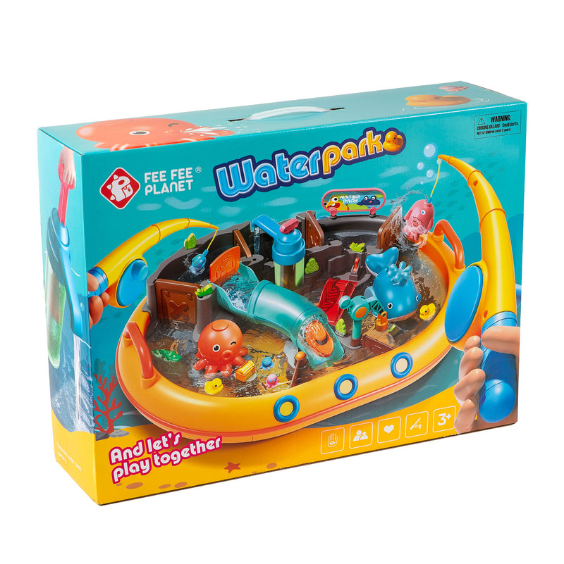 Afbeelding laden in galerijviewer, Lobbes speelgoed bv waterparkset met 2 hengels