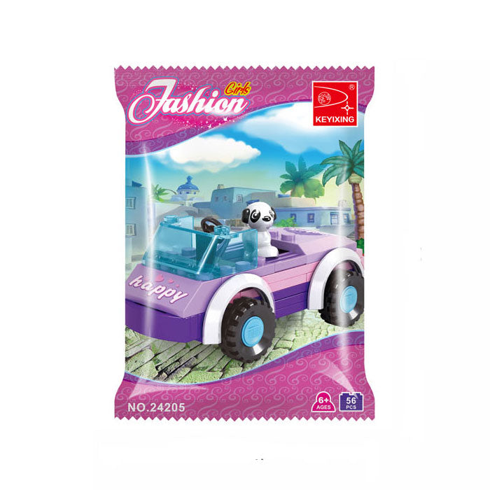 Cargue la imagen en el visor de la galería, Lobbes bouwset zomerauto cabrio - 56dlg.