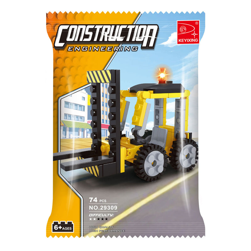 Cargue la imagen en el visor de la galería, Lobbes bouwset constructie heftruck - 74dlg.