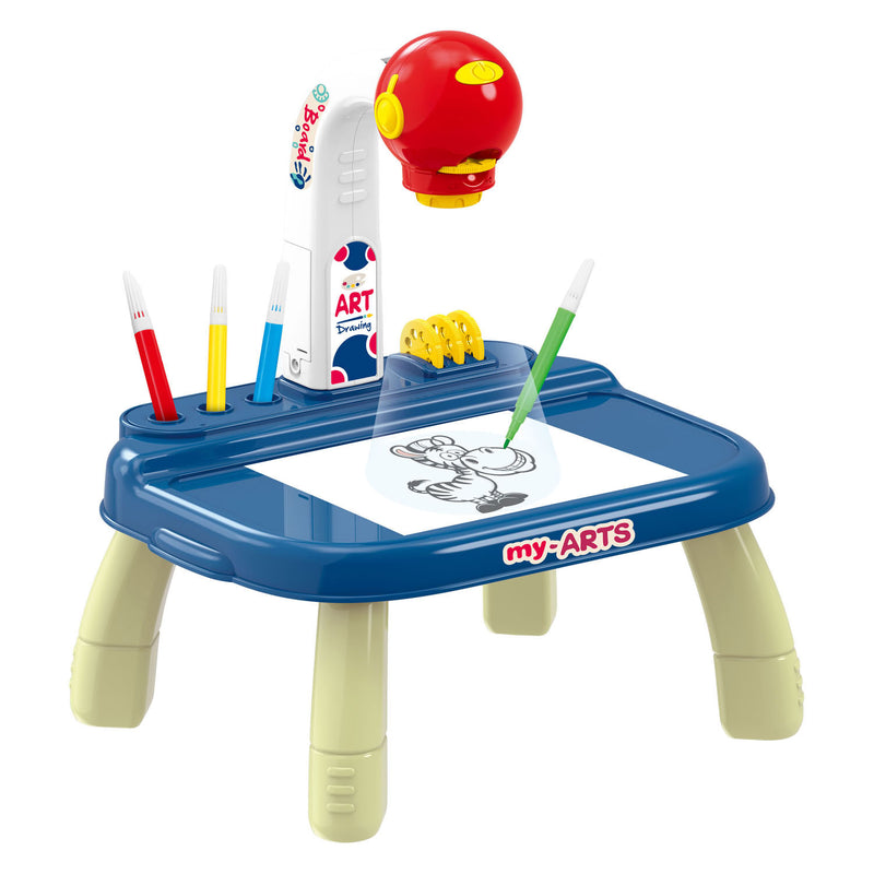 Load image into Gallery viewer, Teken projectietafel blauw