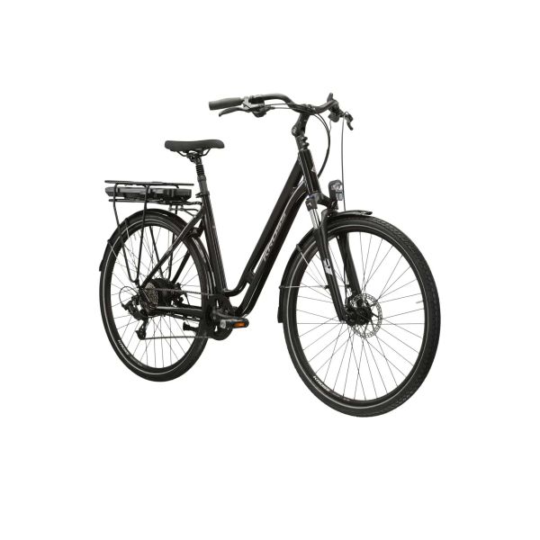 Chargez l'image dans la visionneuse de la galerie, Kross e-bike sentio hybrid 1.0 model 2025 - 28 inch - frame m (20 inch) - zwart glans