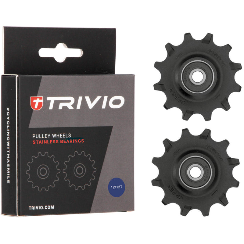 Load image into Gallery viewer, Trivio - derailleurwieltjes 12 12t stainless lagers