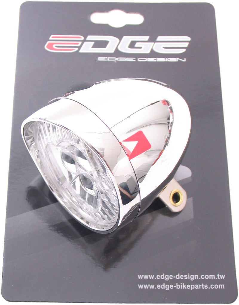 Load image into Gallery viewer, Edge koplamp retro 3 led aan uit - incl. batterijen - chroom