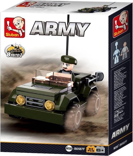 Load image into Gallery viewer, Sluban army - jeep