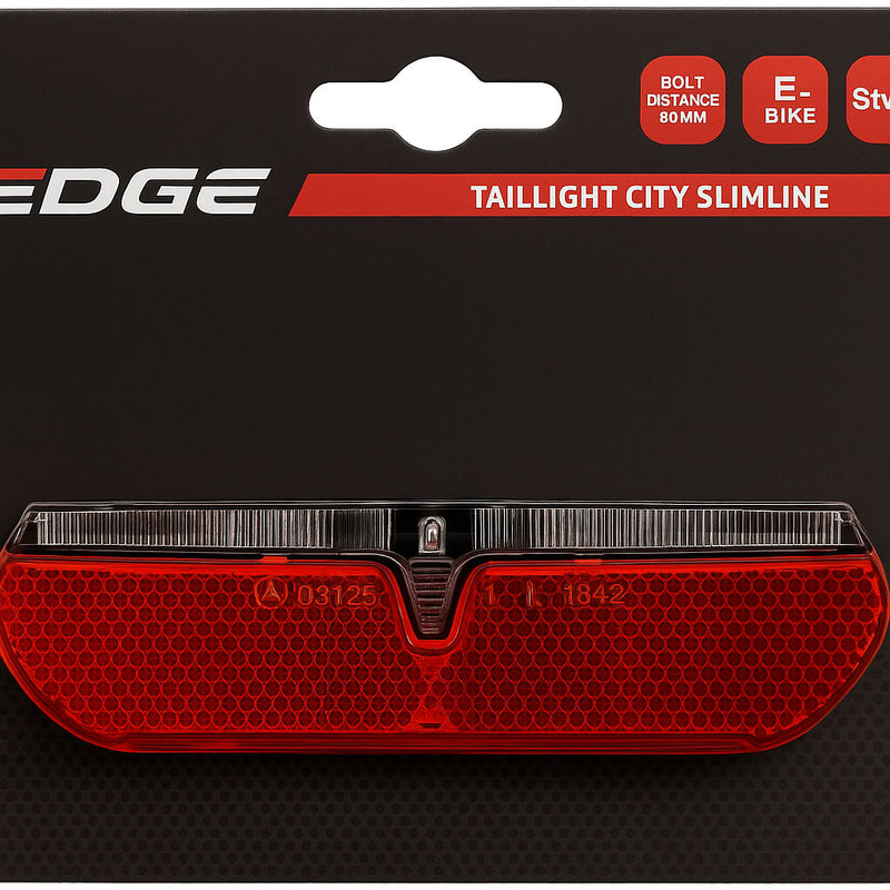 Load image into Gallery viewer, Edge dragerachterlicht city slimline - 80mm - e-bike - 6-48volt