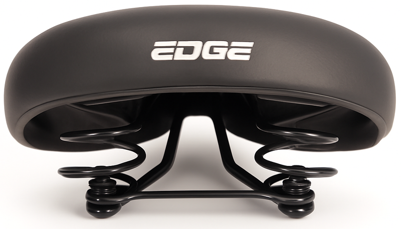 Load image into Gallery viewer, Fietszadel Edge City Retro - zwart (werkplaatsverpakking)