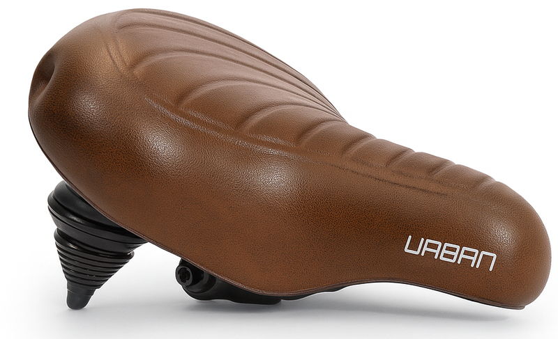 Load image into Gallery viewer, Edge fietszadel urban xl wave - bruin