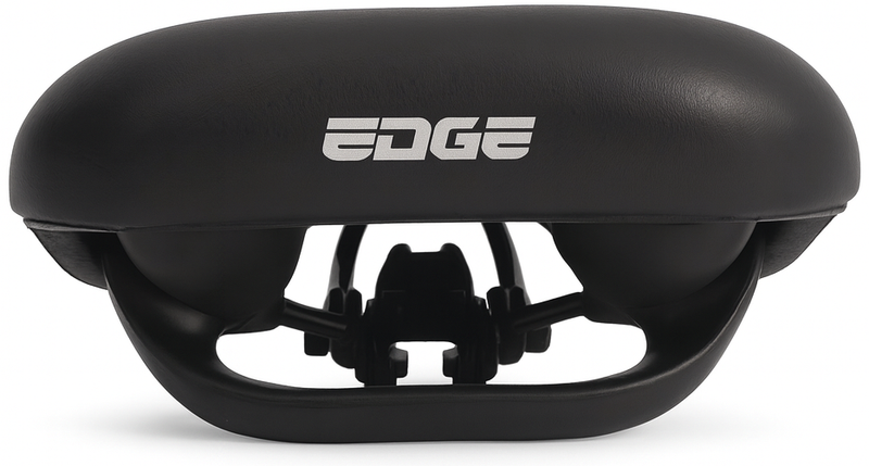 Load image into Gallery viewer, Edge fietszadel e-bike electra met handgreep en opbergruimte voor de apple air tag - zwart