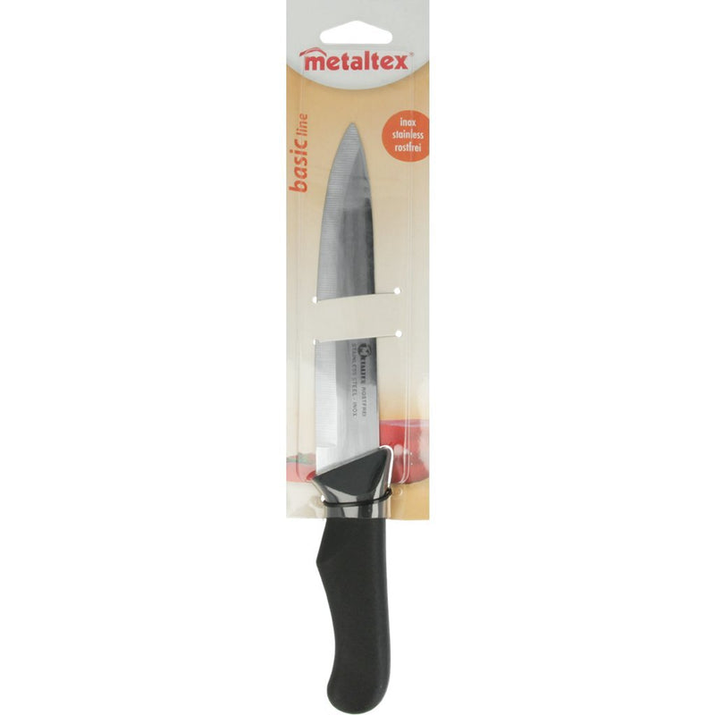 Load image into Gallery viewer, Metaltex basic line kookmes 28 cm zwart rvs