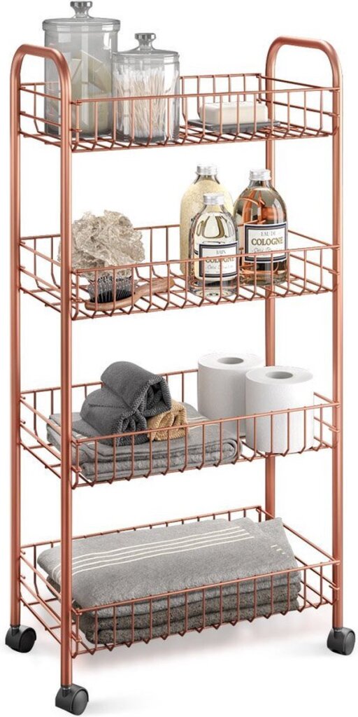 Cargue la imagen en el visor de la galería, Metaltex Metaltex Trolleykastje Ascona 84x41cm Staal Koper