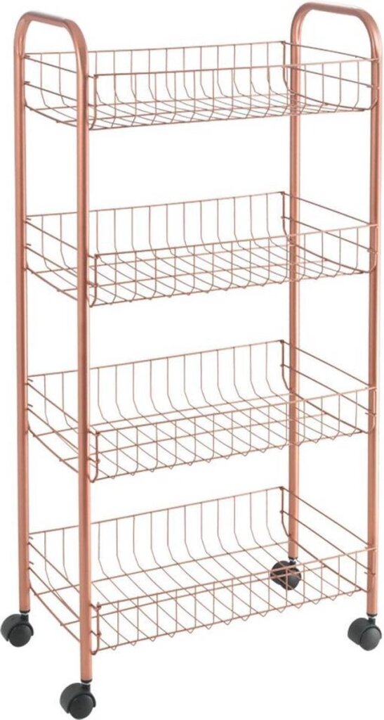 Cargue la imagen en el visor de la galería, Metaltex Metaltex Trolleykastje Ascona 84x41cm Staal Koper