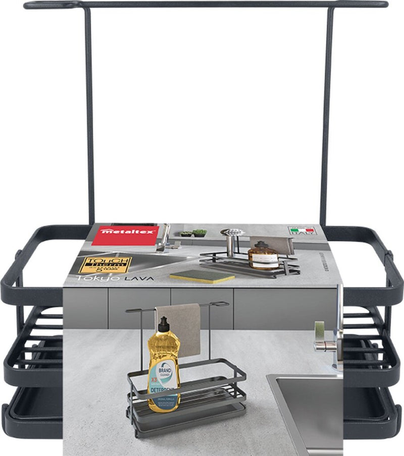 Load image into Gallery viewer, Tomado-metaltex tokyo line organizer lava touchtherm zwart