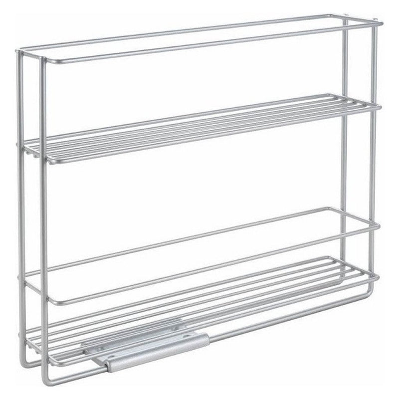Load image into Gallery viewer, Metaltex space saver smart kitchen uitschuifbaar kruidenrek 6x28x22 cm zilver