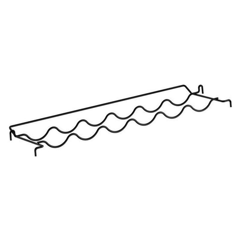 Load image into Gallery viewer, Metaltex wijnrek 25x3x68 cm zwart