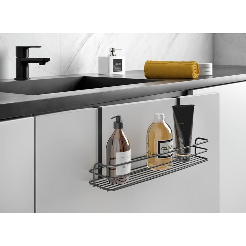 Load image into Gallery viewer, Metaltex badkamerrekje 34x11x17 cm zwart