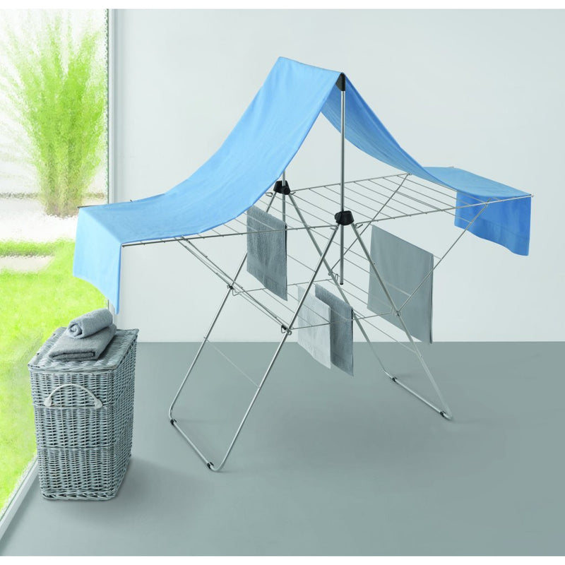 Load image into Gallery viewer, Metaltex monsoon droogrek 30 m drooglengte zilver