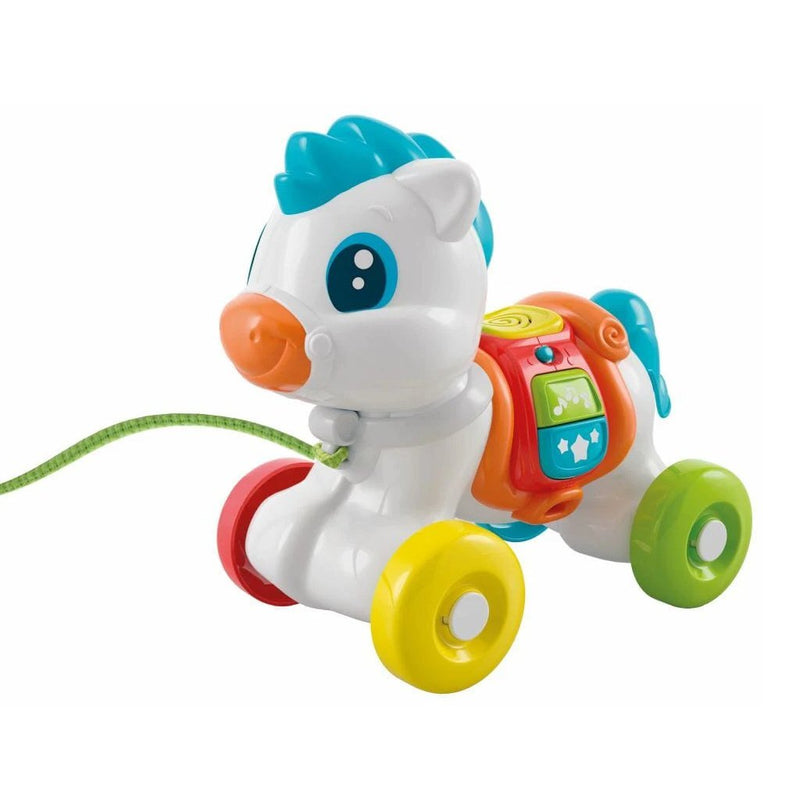 Load image into Gallery viewer, Clementoni baby trekfiguur paard + geluid