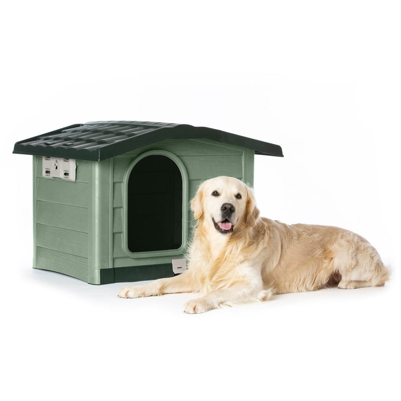 Load image into Gallery viewer, Bama pet cuccia hondenhok 110x94x77 cm groen