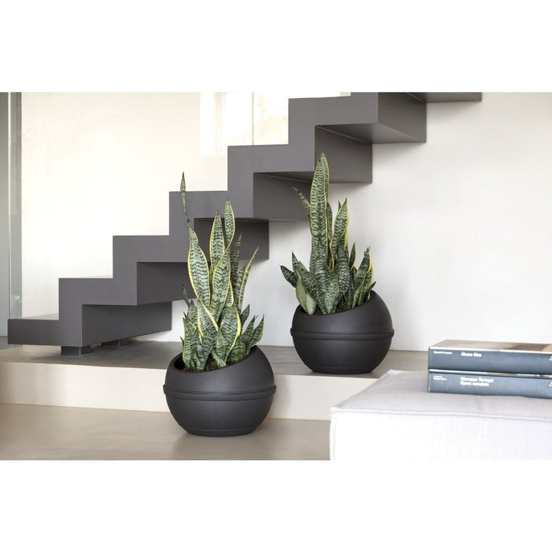 Load image into Gallery viewer, Bama sfera bloempot 23l 40.5x32 cm antraciet