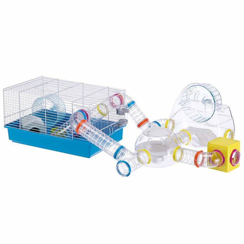 Laden Sie das Bild in Galerie -Viewer, Ferplast hamsterkooi paula 46x29,5x24,5 cm blauw 57906411