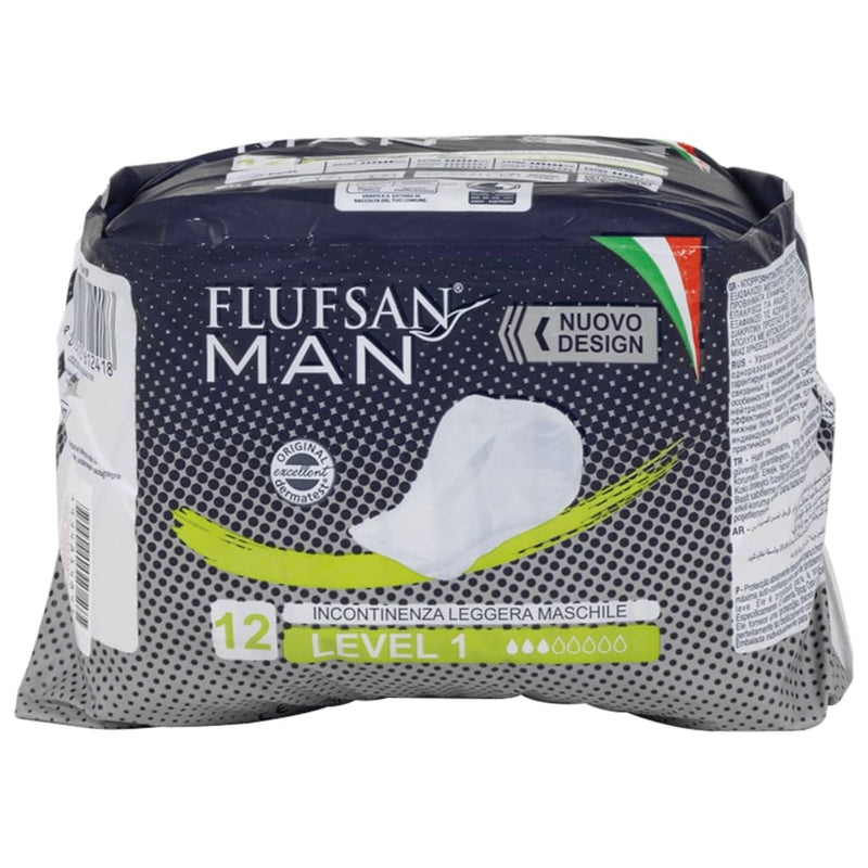 Load image into Gallery viewer, VidaXL Flufsan Incontinentiemateriaal voor mannen 96 st niveau 1