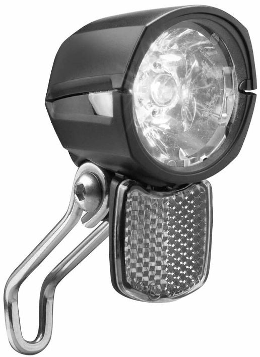 Load image into Gallery viewer, Koplamp Busch und Müller Lumotec Dopp T Senso Plus met sensor en standlicht voor naafdynamo - 35 Lux