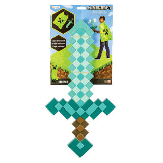 Afbeelding laden in galerijviewer, Disguise minecraft (mojang), minecraft sword mask set, one size child