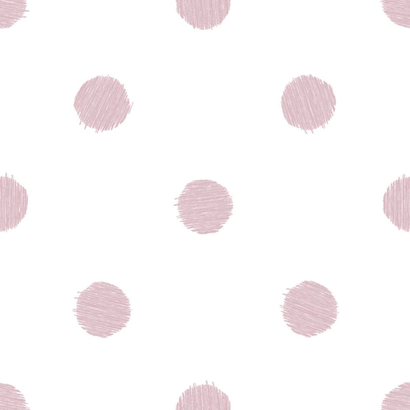 Load image into Gallery viewer, Noordwand behang urban friends coffee dots wit en roze