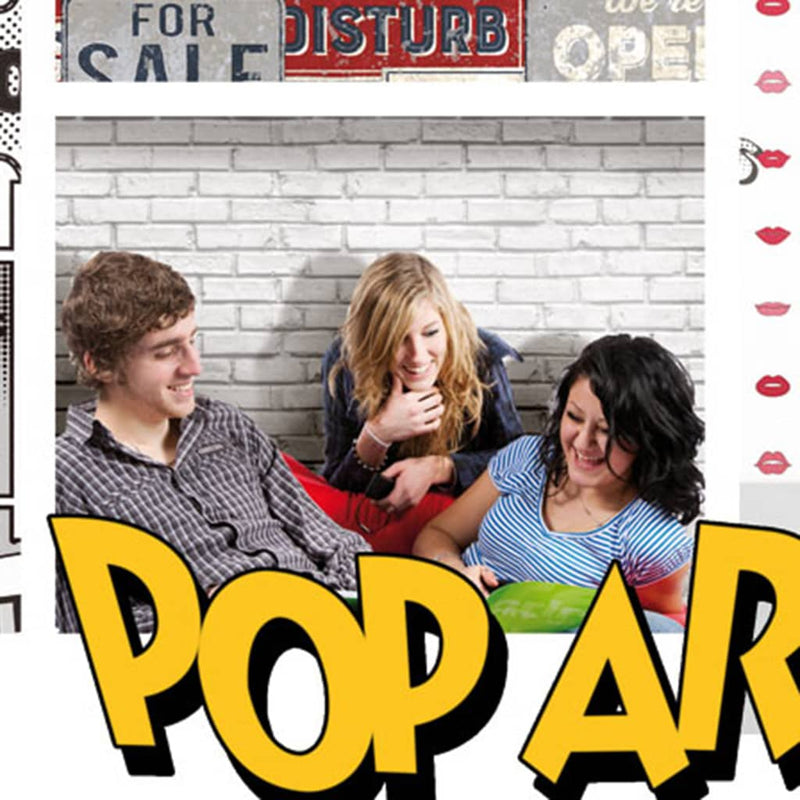 Load image into Gallery viewer, Noordwand behang urban friends coffee bricks grijs en wit