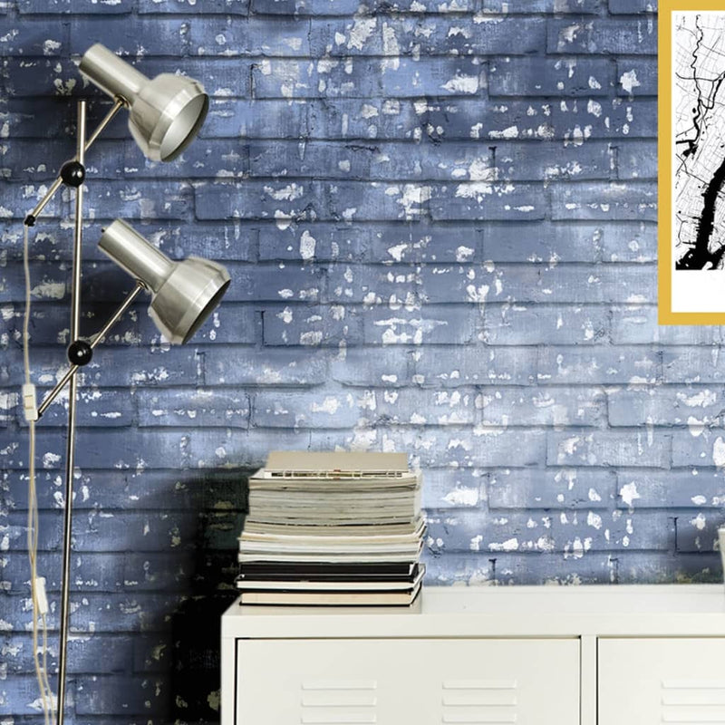 Load image into Gallery viewer, Noordwand behang friends coffee stones blauw
