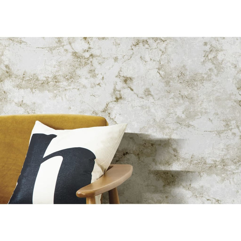 Load image into Gallery viewer, Noordwand Noordwand Behang Friends Coffee Marble Concrete grijs en metallic