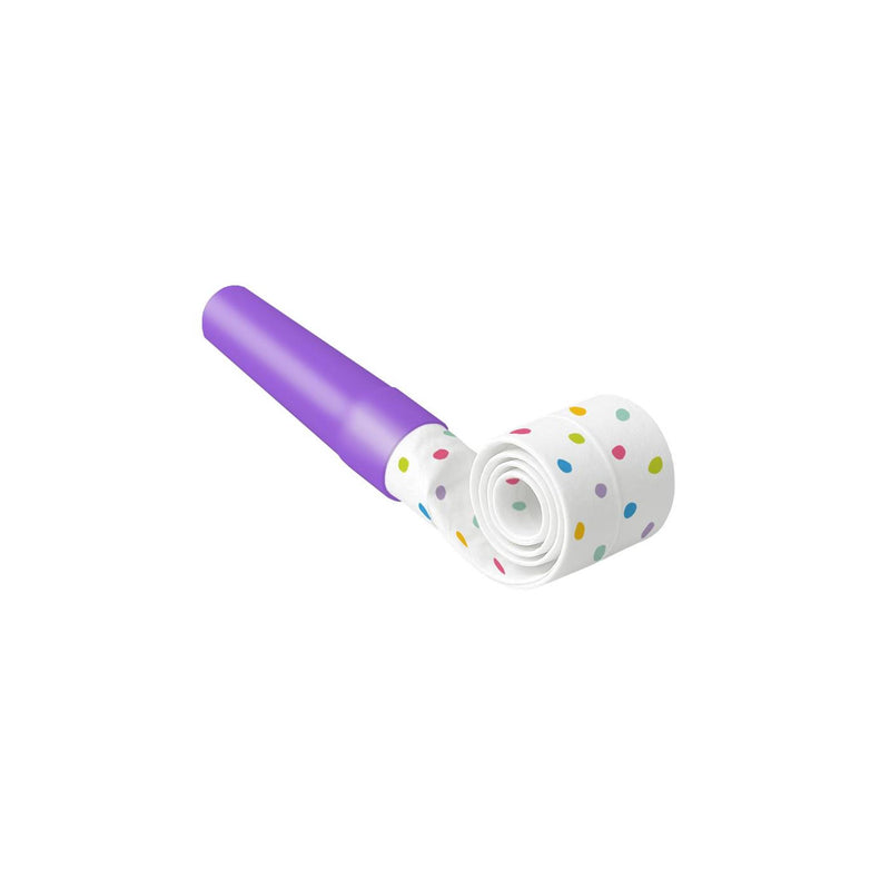 Afbeelding laden in galerijviewer, Paperdreams party roltong - party dots - 10cm papier plastic- pak a 6 stuks