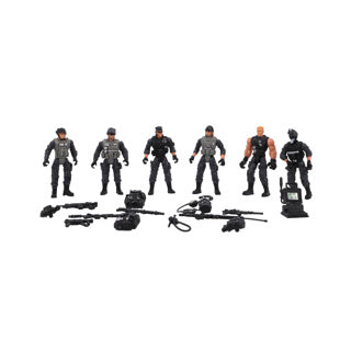 ギャラリービューアに画像をロードする, Politie figuren set 6 stuks