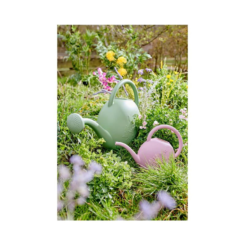 ギャラリービューアに画像をロードする, Decoris gieter kunststof met bloemprint l52-b21-h38cm 9 liter lichtgroen