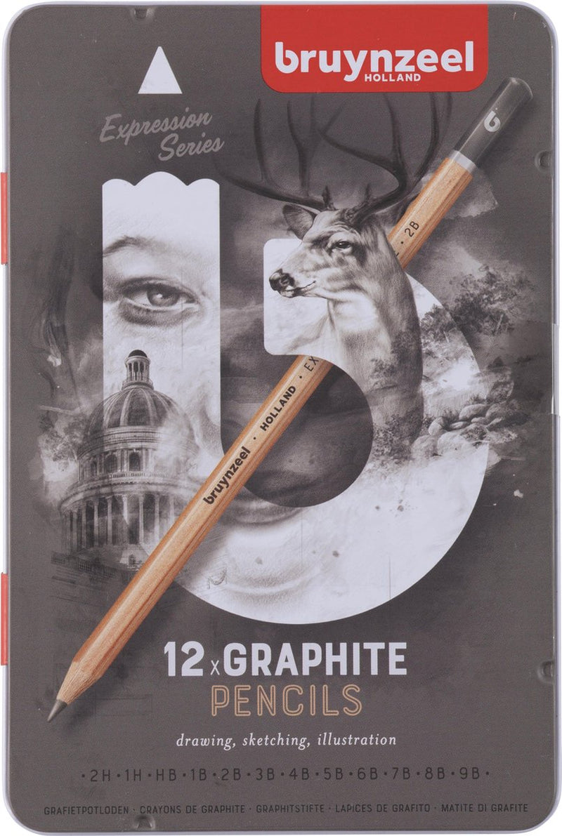 Chargez l'image dans la visionneuse de la galerie, Bruynzeel expression grafietpotloden blik 12