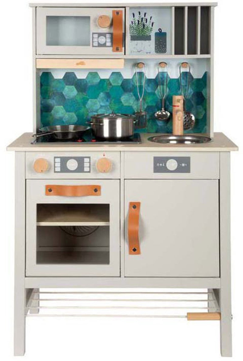ギャラリービューアに画像をロードする, Small foot - houten speelkeuken tasty grijs