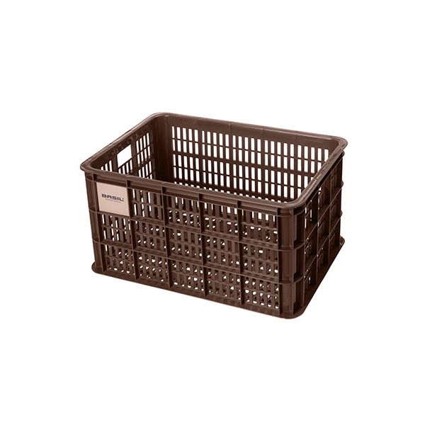 Load image into Gallery viewer, Basil fietskrat L - groot - 40 liter - bruin