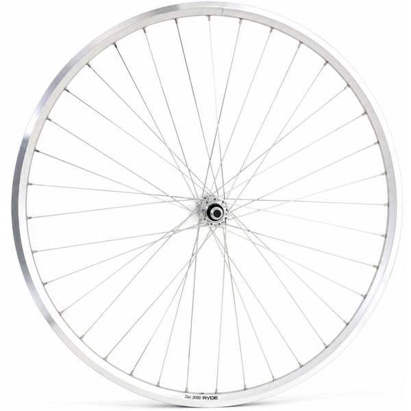 Afbeelding laden in galerijviewer, Abi voorwiel 28 inch zac 2000 - aluminium naaf - zilver