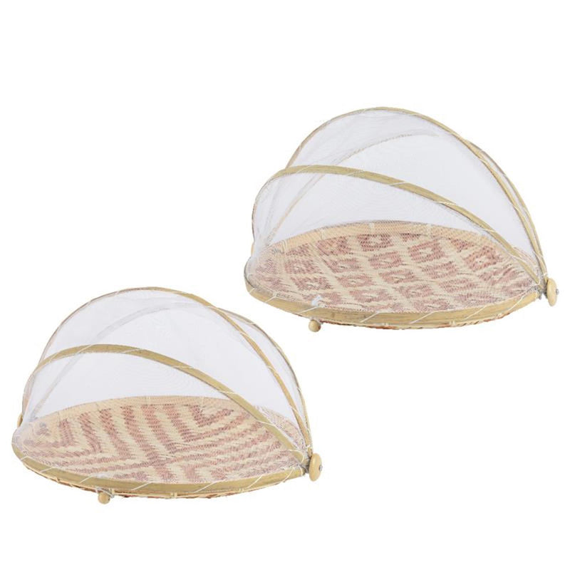Chargez l'image dans la visionneuse de la galerie, Decoris foodcover bamboe fsc mix 70% ø35cmh22cm ruit of streep
