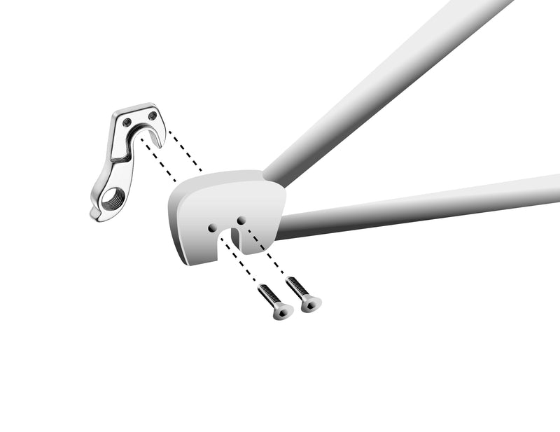 Load image into Gallery viewer, Union derailleurpad GH-136 met schroefset M3x0.5