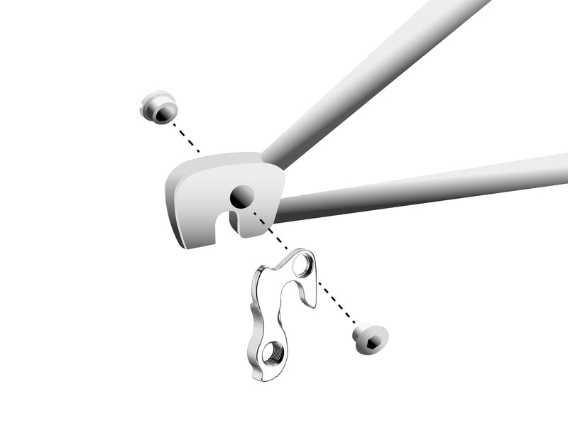 Load image into Gallery viewer, Union derailleurpad GH-137 met schroefset M8x0.75