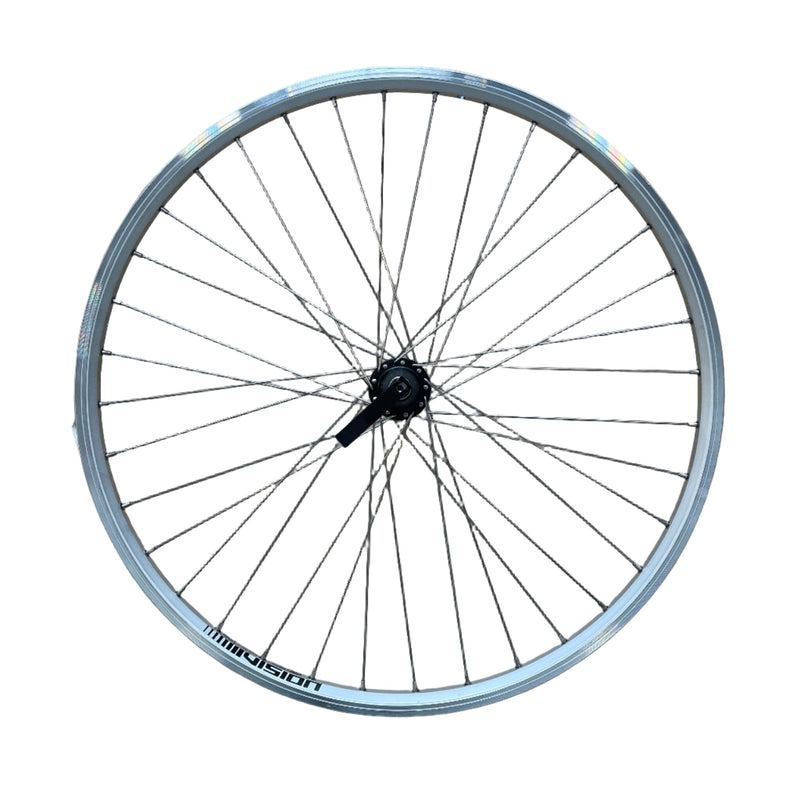 Afbeelding laden in galerijviewer, Rodi achterwiel 26 -559x19 iid skorpion alu. zilver fm32 qr cassette 8 9 sp. 14 rvs