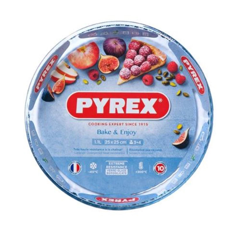 Load image into Gallery viewer, Pyrex taartvorm glas 25cm 1,1l