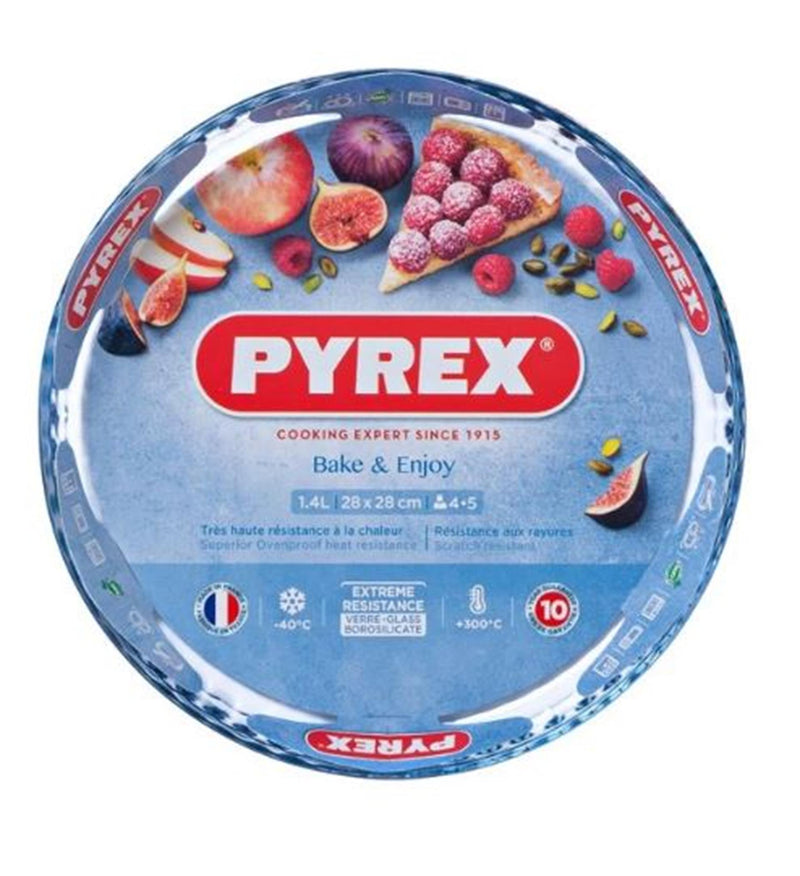 Load image into Gallery viewer, Pyrex taartvorm glas 28 cm 1,4l glas